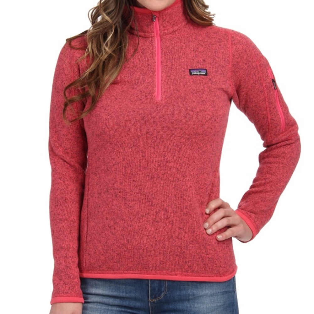 Patagonia Pink 1/4 Zip Better Sweater